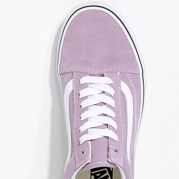 Vans Old Skool Sea Fog & True White Skate Shoes - Picture 4 of 5